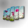 Wallity Cuadro Decorativo en Lienzo 5 Piezas 5PUC-070